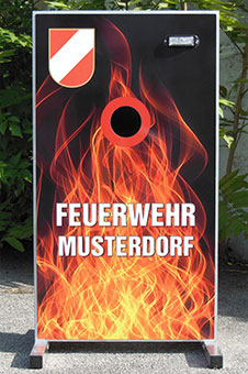 Spritzwand Feuerwehrjugend